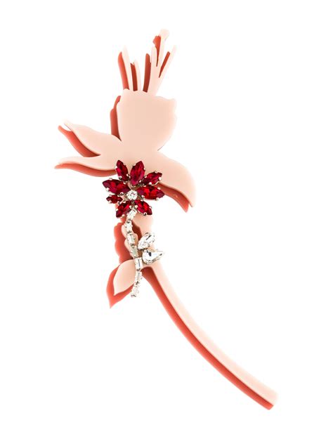 prada flower brooch|prada brooches for sale.